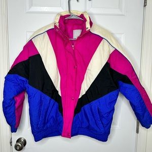 Vintage 90’s Colorblock Ski Jacket size Large